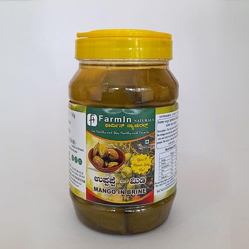 FARMIN NATURALS Special Homemade Tender Mango in Brine | Salted Mango | Manga Uppilittathu | Uppu Manga (1Kg) (B0CT8HJR8L) Amazon Price History, Amazon Price Tracker
