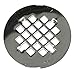 LASCO 03-1355 4-1/4-Inch Snap In Style Shower Drain Grate, Chrome Plated