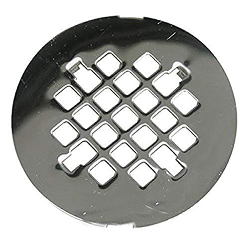 LASCO 03-1355 4-1/4-Inch Snap In Style Shower Drain Grate, Chrome Plated