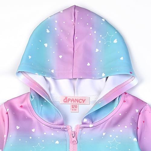 Girls Hoodie Unicorn Jacket Zip Up Sweatshirt Clothes with Pockets3
