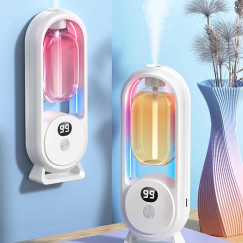 Diffuseur d'huiles essentielles mural rechargeable x3 avec affichage numérique