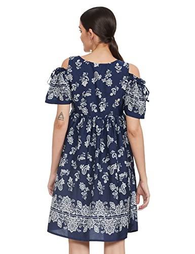 Image of Styleville.in Women's Rayon Skater Knee-Length Dress