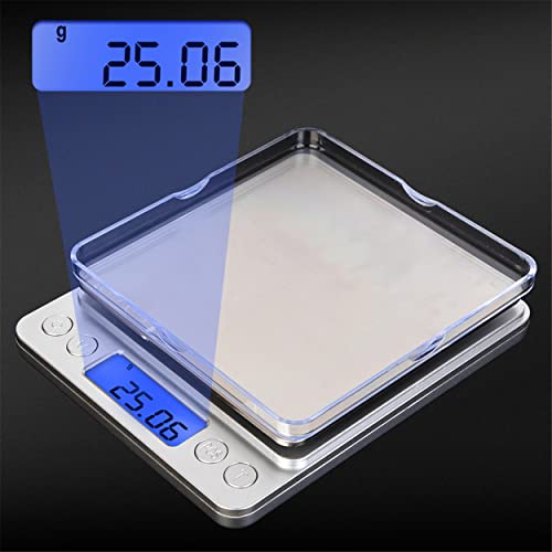 Jixik 3000G/0.1G Lcd Portable Mini Electronic Digital Scales Pocket Case Postal Kitchen Jewelry Weight Balance Scale #TOP2