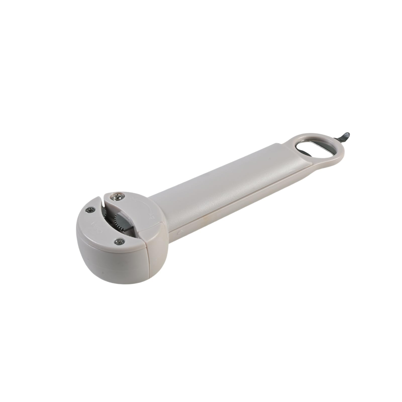 Merzio Multifunctional Retractable Jar Opener, Upgraded Stainless Steel Lid Opener for Seniors, Adjustable Bottle Gripper for 2.5-9.5cm Caps, Kitchen Tool (White)