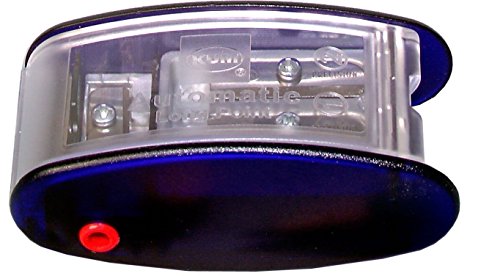 Aiguiseur en 2 étapes AS2M pointe longue avec lames de rechange bleu