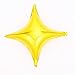 Star Balloons - Gold Quadrangle & Foil Mylar, 24pcs, 24in for Party Decoration