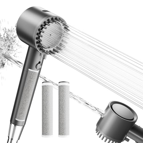 【Design Moderno e Resistente】Realizzata in materiale ABS di alta qualità, la nostra doccia è sicura per tutta la famiglia. È priva di BPA, estremamente resistente agli urti e all’alta pressione dell’acqua, e mantiene il colore nel tempo. La superficie liscia anti-impronte respinge il calcare ed è facile da pulire. Il design minimalista si integra perfettamente in qualsiasi bagno.