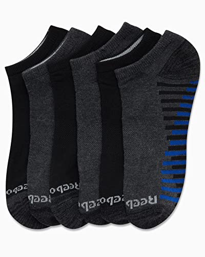 Reebok Boys' Ankle Socks - 6 Pack Moisture-Wicking Low Cut Athletic Low Cut Socks for Boys with Arch Support (Sizes: S-L)4
