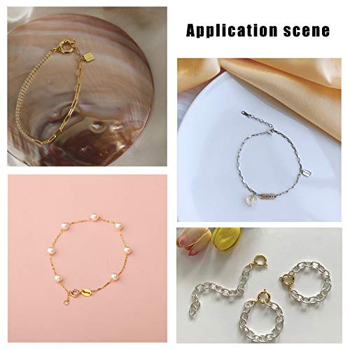 Unicraftale 10Pcs 2 Sizes 10Mm/12Mm Spring Clasps Stainless Steel Spring Ring Clasps Closed Ring Clasps Smooth Surface Clasp Connector Findings For Diy Jewelry Making, Stainless Steel Color #TOP3