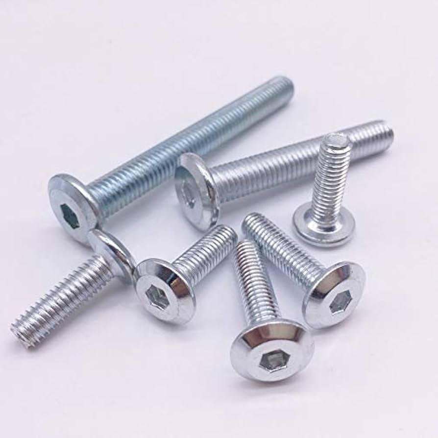HOWキュー ボコテ M6 M6-1.00 x 20 mm Steel Hex Bolts, 316 Stainless Steel A4, FT