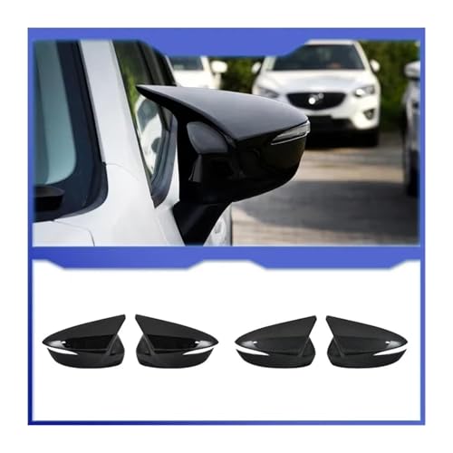Couvercles rétroviseur voiture Mazda CX-3 CX-5 carbone - 4