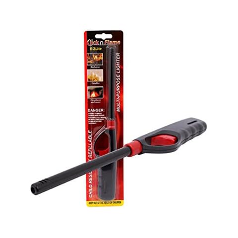 Diamond Visions Click N Flame Barbeque Lighter Large Carded Cover