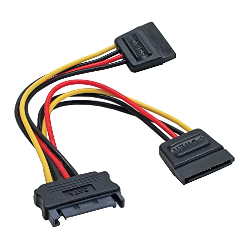 InLine 29683 Cable de SATA 0,15 m - Cable SATA (0,15 m, Male Connector/Female Connector)