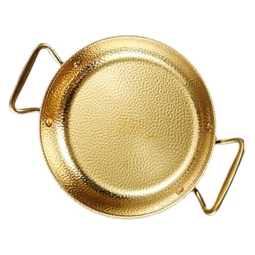 TOYZFRIENDY Cacerola de Acero Inoxidable con Doble Asa Plato Multifuncional para Sukiyaki y Mariscos Resistente y Fácil de Limpiar para Reuniones Familiares y Restaurantes