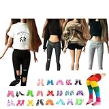 UUsave 4 Sets Handmade Doll Outfits Set + 10 Pairs Doll Shoes + 1 Pair Stocking Fashion Casual Wear Clothes 1/6 Doll Clothing Replacement for Barbie Doll(A)