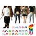 UUsave 4 Sets Handmade Doll Outfits Set + 10 Pairs Doll Shoes + 1 Pair Stocking Fashion Casual Wear Clothes 1/6 Doll Clothing Replacement for Barbie Doll(A)