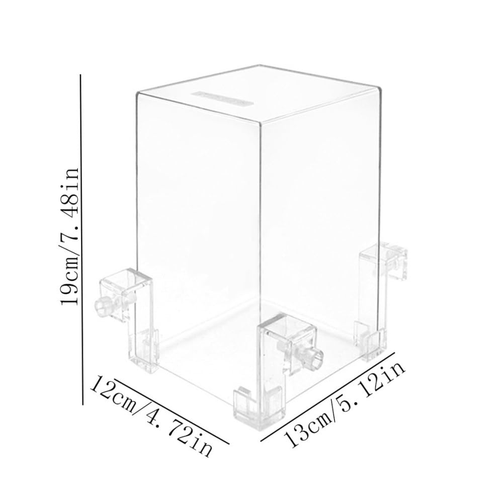 Aquarium Innovation for Aquarien mit Unterdruck: Rechteckiges, ökologisches Tisch-Aquarium aus klarem Acryl, HD-Qualität