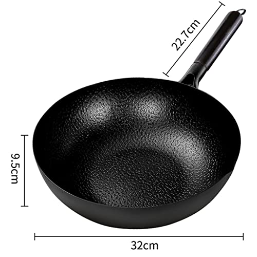 Wok Pan de Hierro 32 cm para Cocina Eléctrica e Inducción miniatura 6