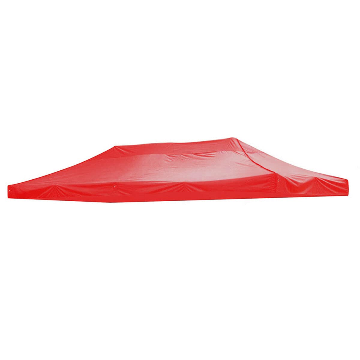 3X6 mtr Gazebo Tent Top Replacement, 20X10 ft. Rectangular Red Coated Fabric Canopy Top-image-46
