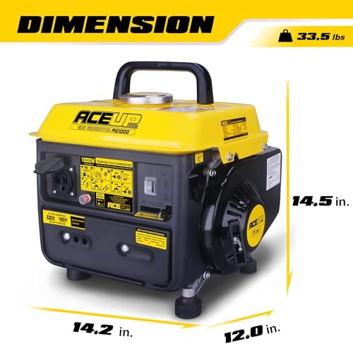 Aceup Energy AG1000-001 1,000W Gas-Powered Generator thumb #1