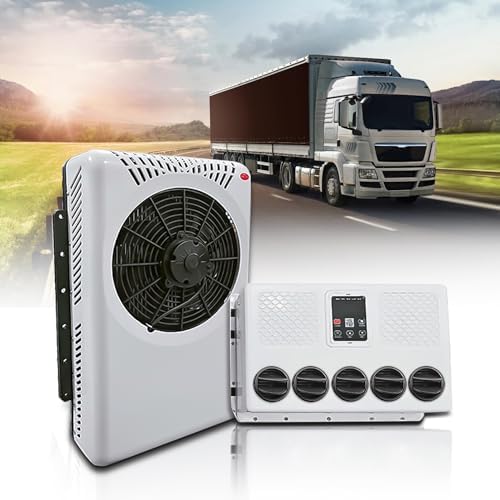 Treeligo 12V Air Conditioner 8000BTU, Mini Split 12 Volt Air Conditioner, Semi Truck
