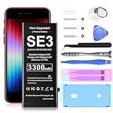 SHENMZ Battery for iPhone SE 2022 3rd Gen, Upgrade 3300mAh High Capacity Replacement Battery for iPhone SE3 Model A2783 A2595 A2785 A2782 A2784 with Repair Tool Kit