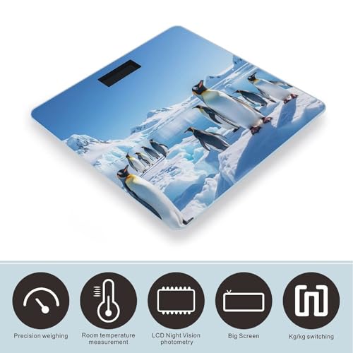 Báscula digital de baño Penguin Antarctica Ice peso corporal miniatura 3