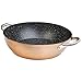 WECOOK! Professional Cazuela Baja Inducción 32 cm, Antiadherente Ecológico sin PFOA, Aluminio Forjado, Color Cobre, 2,8 mm Espesor, Asas de Acero Inoxidable, Vitrocerámica, Gas, Horno