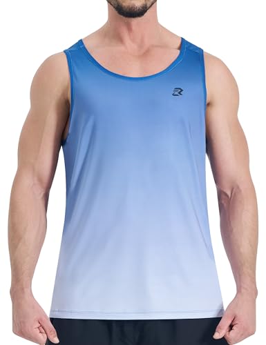 EZRUN Mens Tank Tops Quick Dry Workout Muscle Sleeveless Shirts for Summer Bodybuilding Running Fitness Training2