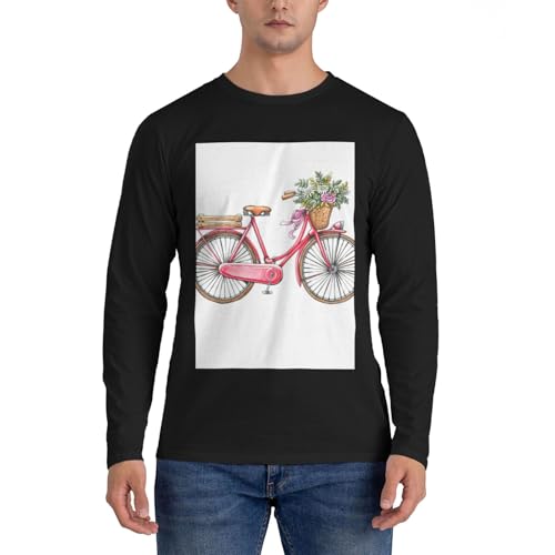 Chemise rétro rouge homme EdWal idéale pour une balade à vélo décontractée le week-end
