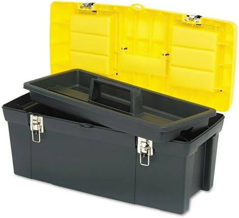 Stanley Bostitch - Caja de herramientas con bandeja 2000, dos compartimentos de tapa - Se vende como 2 paquetes de - 1 -  - Total de 2 unidades