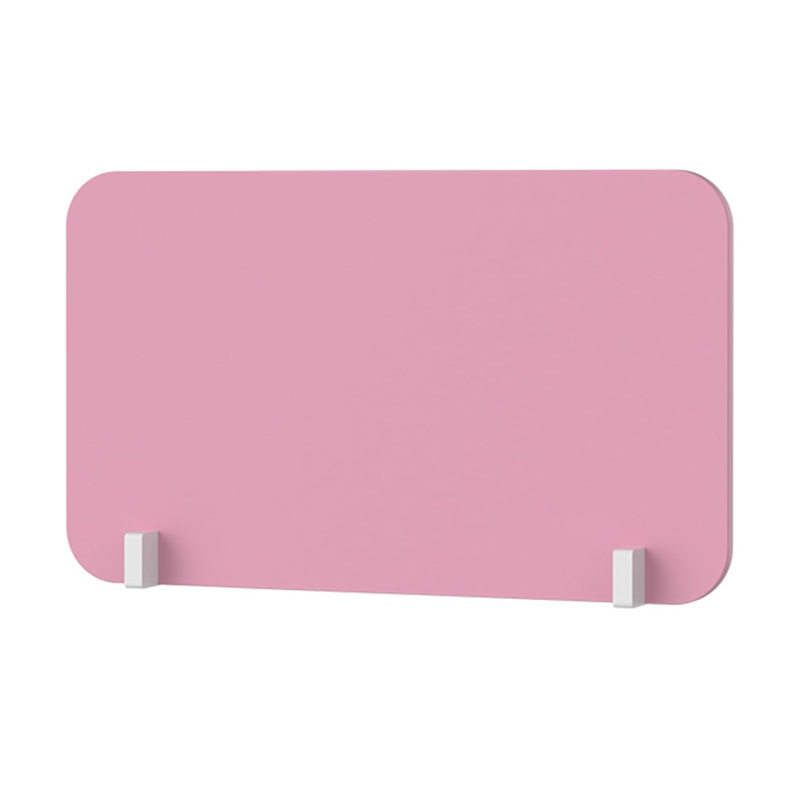 Divisor de panel de privacidad para escritorio, independiente, para oficina, aula, hogar, color rosa, 30 x 40 cm, reducción de ruido y distracciones visuales
