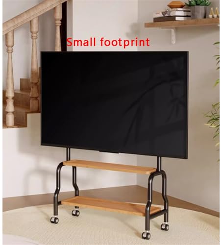 Soporte móvil para TV universal con ruedas, rotación 360° miniatura 3