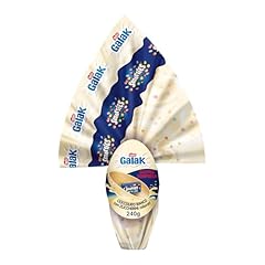 Idea Regalo - GALAK con SMARTIES Uovo di Pasqua 2025 Cioccolato Bianco con Sorpresa e Mini Smarties 240g