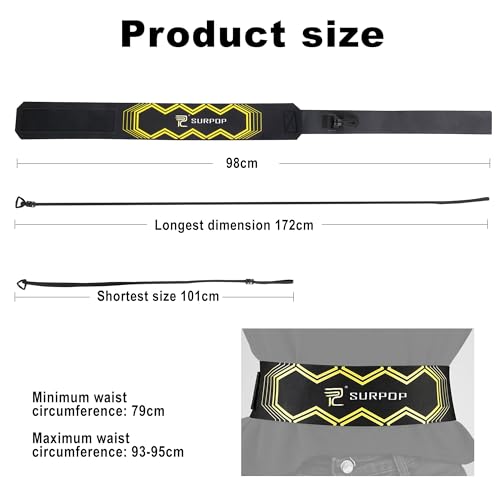 Soccer/Volleyball/Rugby Trainer, Football Kick Throw Solo Practice Training Aid Control Skills Adjustable Waist Belt for Kids Adults - Image 6