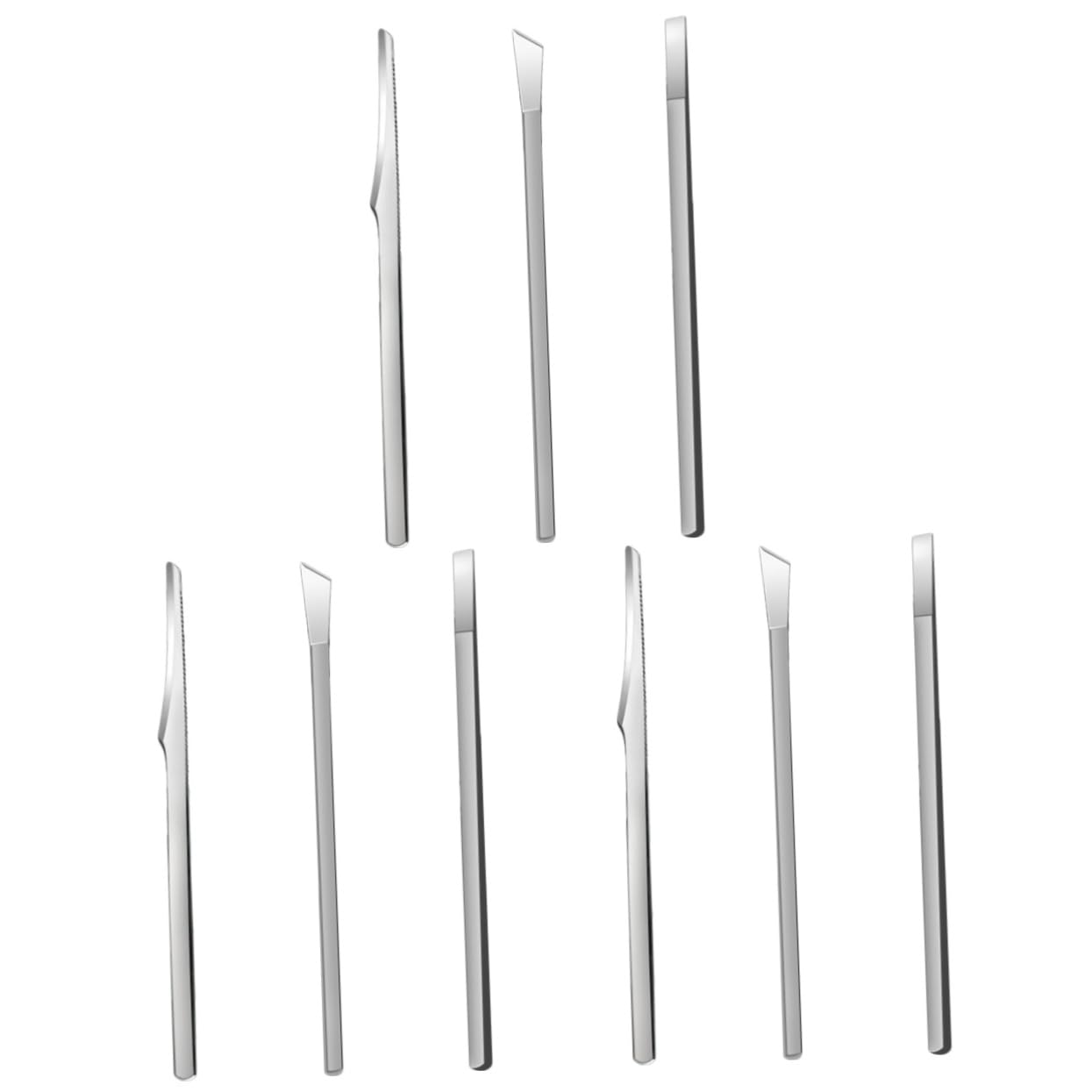 SOESFOUFU 3sets Pedicure Knife Set Ingrown Toenail Blade Tool Cuticle Cutters and Foot Scraper for Professional Foot Care 3pcs*3