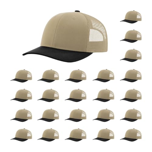 Richardson 112 Classic Six-Panel Adjustable Snapback Trucker Cap | Bulk Packs Available