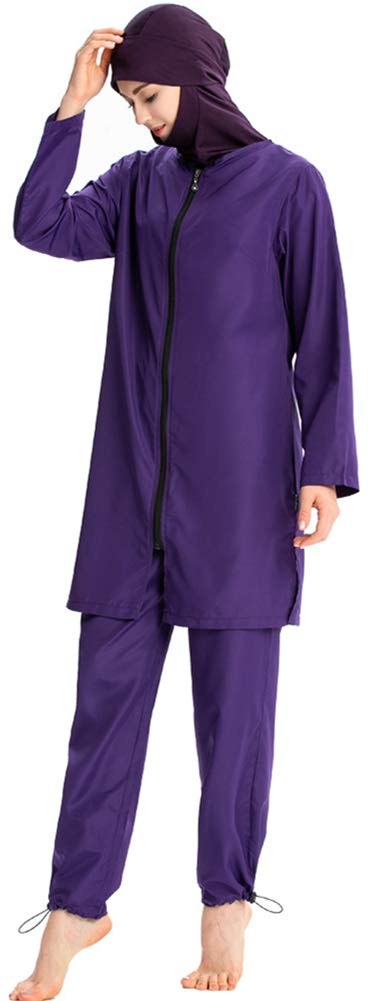 Modest Muslim Swimwear Costumi da Bagno Musulmani per Le Signore Swimsuits islamici modesti Completi Hijab Burkini Nuoto Abbigliamento Sportivo