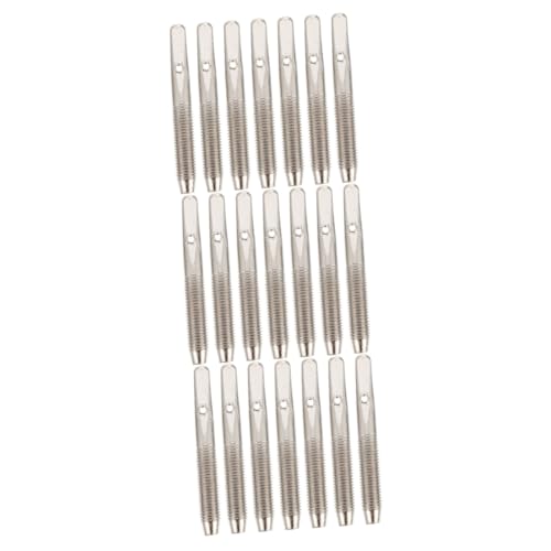 Levemolo 3sets Stringed Instrument Tuning Pins Harp Pin Kit 5mm Diameter Thread 4mm Adjusting Diameter for Harpsichord 7pcs*3