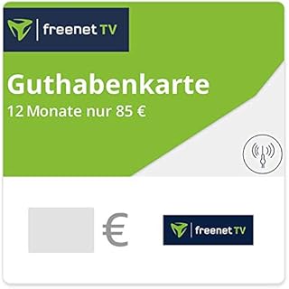 Guthabenkarte für freenet TV - für Deutschland - per E-Mail
