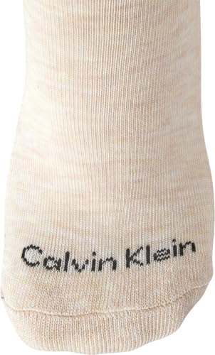Image of Calvin Klein Womens No Show Socks - 6 Pack Breathable Cotton Blend Athletic Performance Low Cut Running Socks for Women