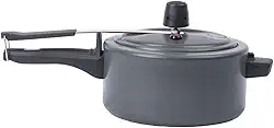 Brinox - Panela de Pressão Antiaderente Ceramic Life 3L Vapt - Cinza