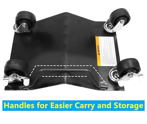 image for Parts-Diyer Snowmobile Auto Wheel Dollies Dolly Set of 4 Mover, 3