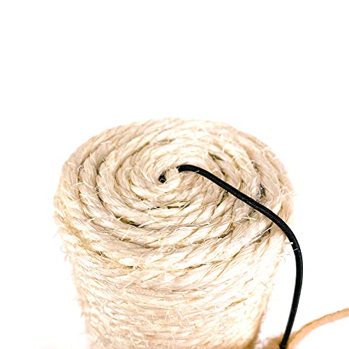 Arranhador de gato luxuoso, multifuncional com poste móvel por mola para estimular a caça e brinqued