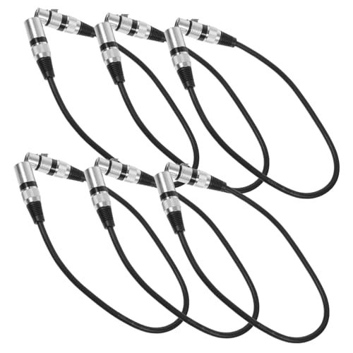 Câble XLR micro mâle-femelle TOYANDONA 6 pièces pour une transmission audio stable sans interférence