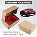 TECHPICCO Front Tow Hooks Covers Hitch Cover customized Car Tow Hooks Compatible with RAM 1500 Accessories 2019-2026|Red (Not Fit for RAM 1500 Classic,Warlock,RAM 2500,RAM 3500)