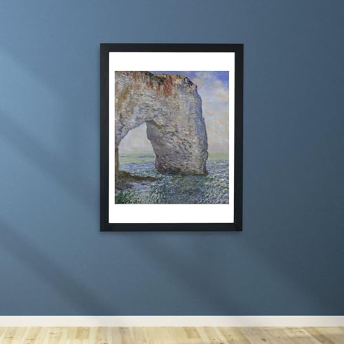 Affiche encadrée Claude Monet La Manneporte d'Etretat grand format
