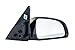 Passenger Side Mirror for (2006 2007 2008 2009 2010) Hyundai Sonata Unpainted Heated Power Operated Right Outside Rear View Replacement Door Mirror - Parts Link #: HY1321149