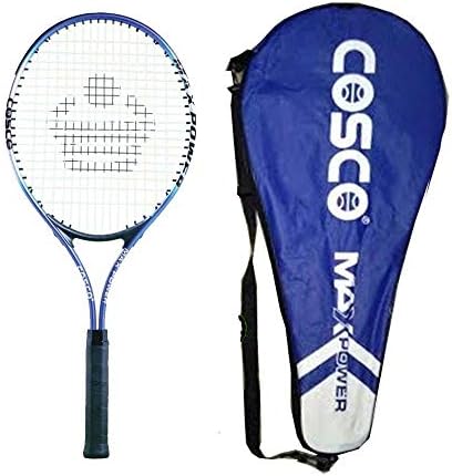 Cosco India Max Power Aluminium-Alloy Tennis Racquet Full Size : Amazon ...