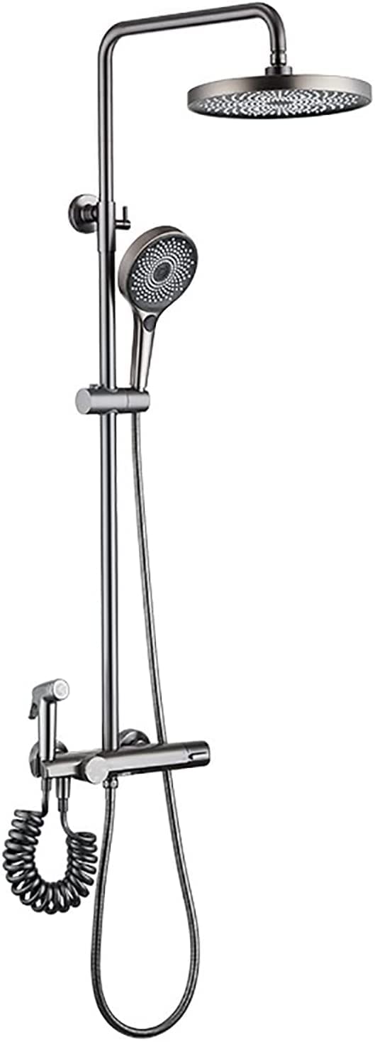 Système de douche thermostatique anti-brûlure pour douche effet pluie et bain sécurisé